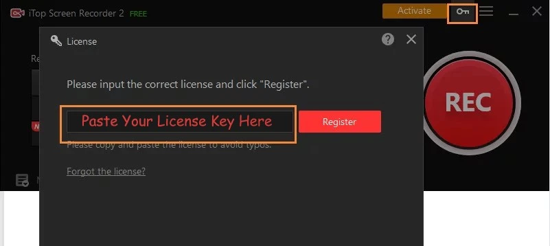 iTop Screen Recorder License Key